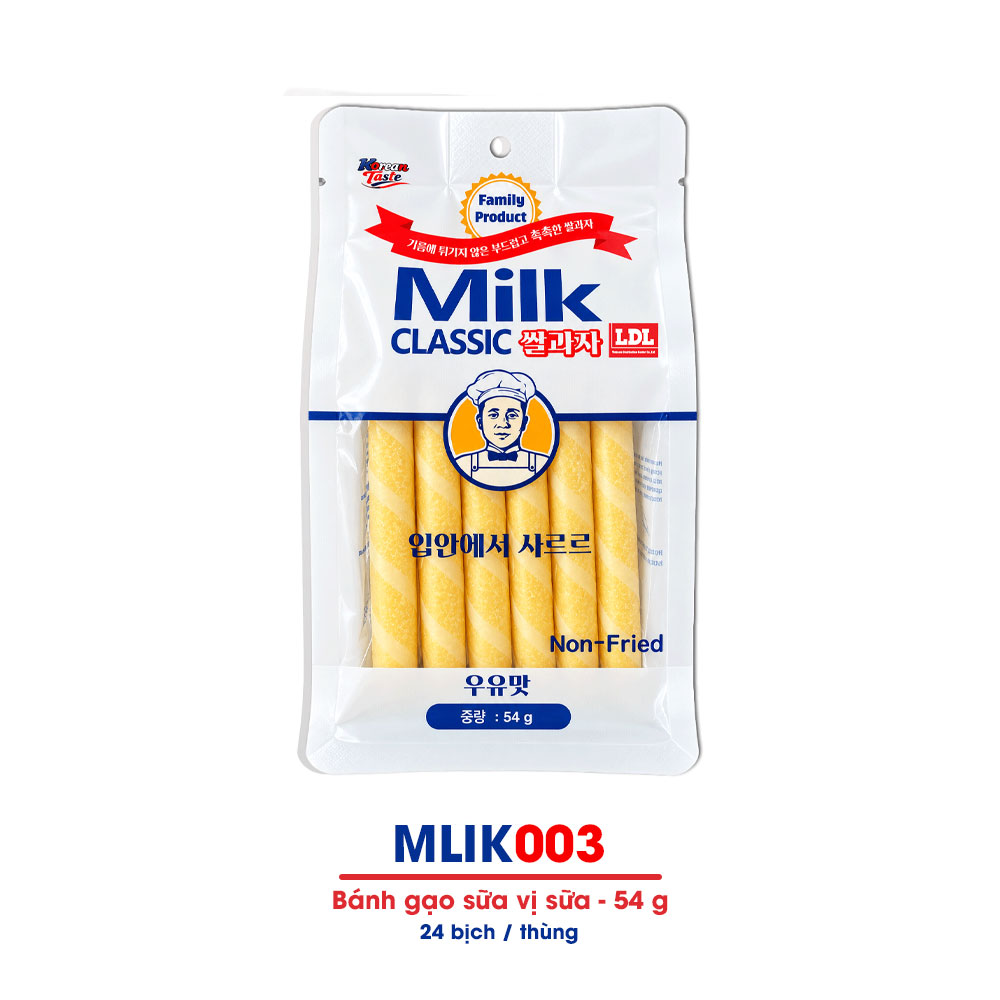Bánh gạo sữa LDL vị sữa 54g