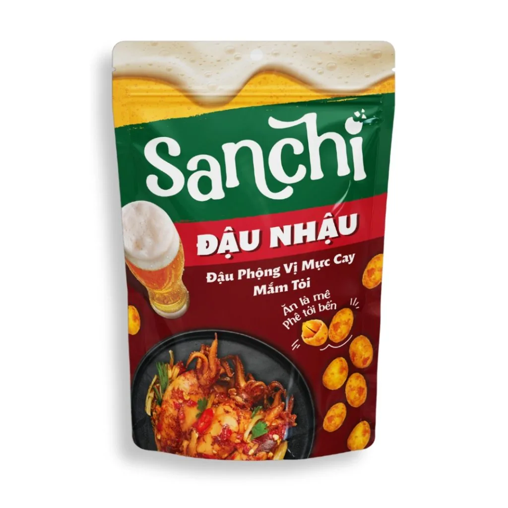 Đậu Sacnchi vị mực cay