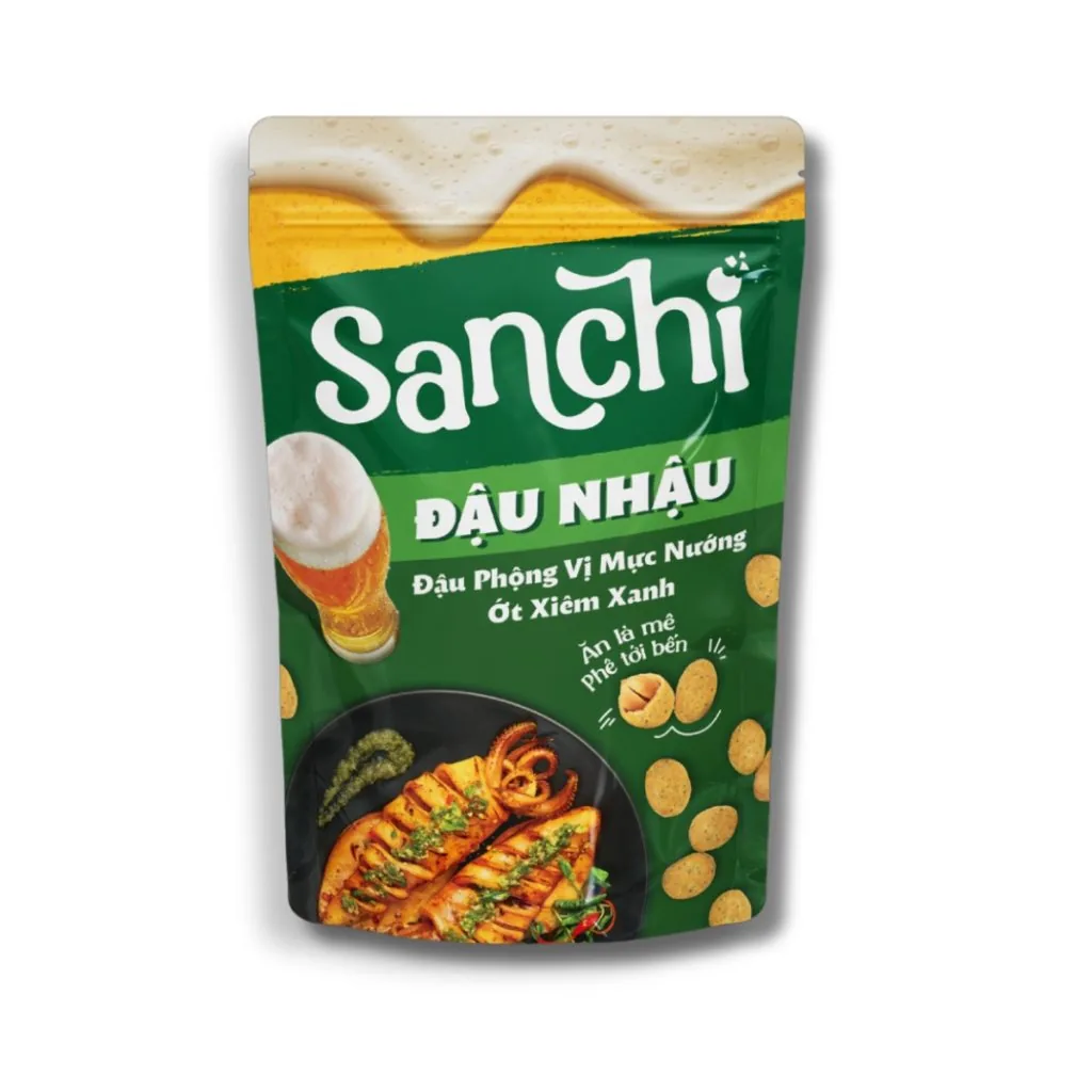 Đậu Sanchi Mực nướng ớt xiêm xanh
